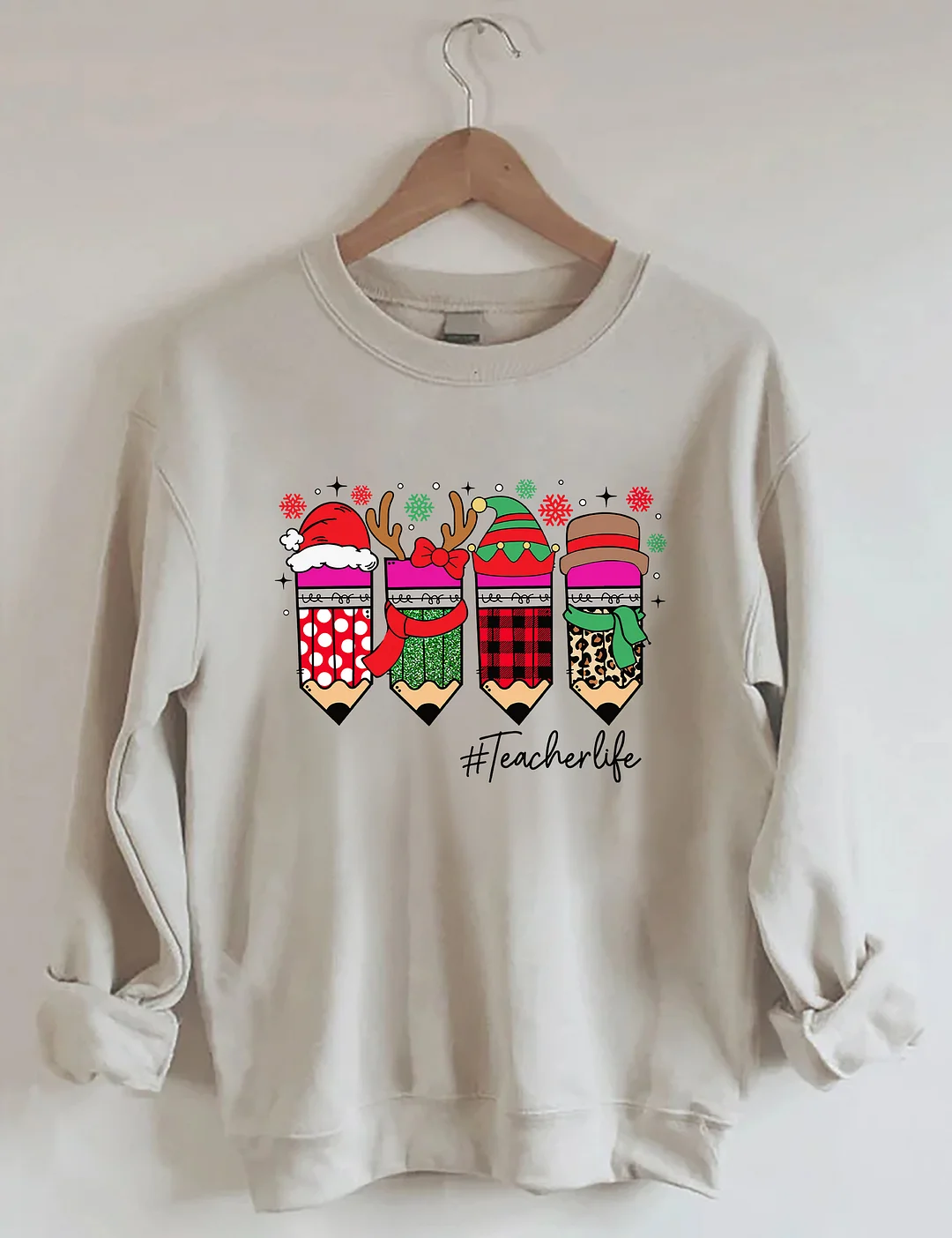 Cute Teacher Christmas Sweatshirt