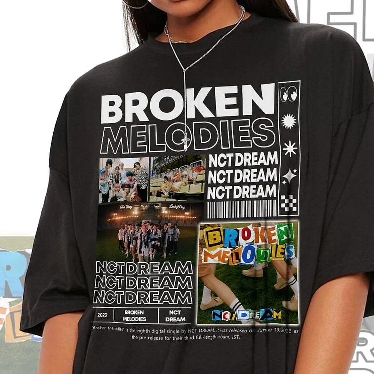NCT DREAM Album ISTJ Broken Melodies Printed T-shirt