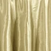 108" Champagne Seamless Satin Round Tablecloth