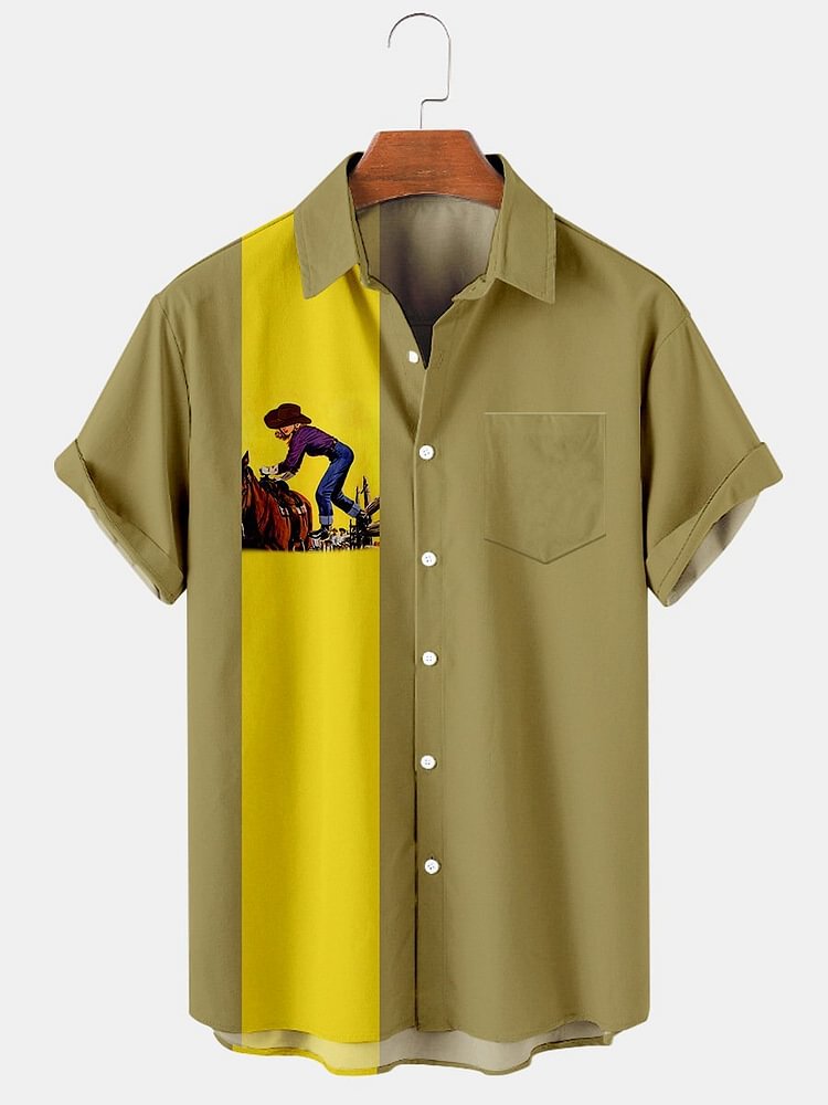Figure Shirt Collar Shirts & Tops