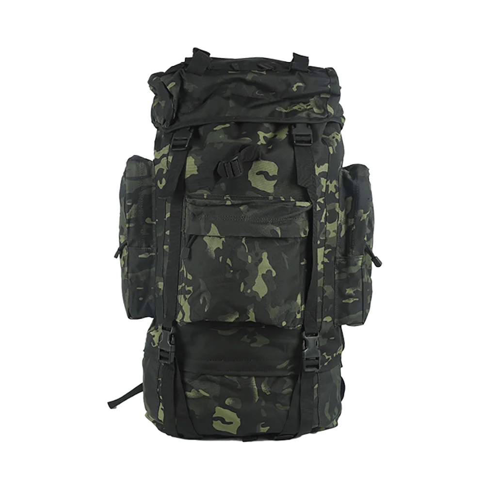 ohhunt® 65L mountaineering bag large capacity outdoor backpack professional hiking mountaineering bag rain cover black-cp