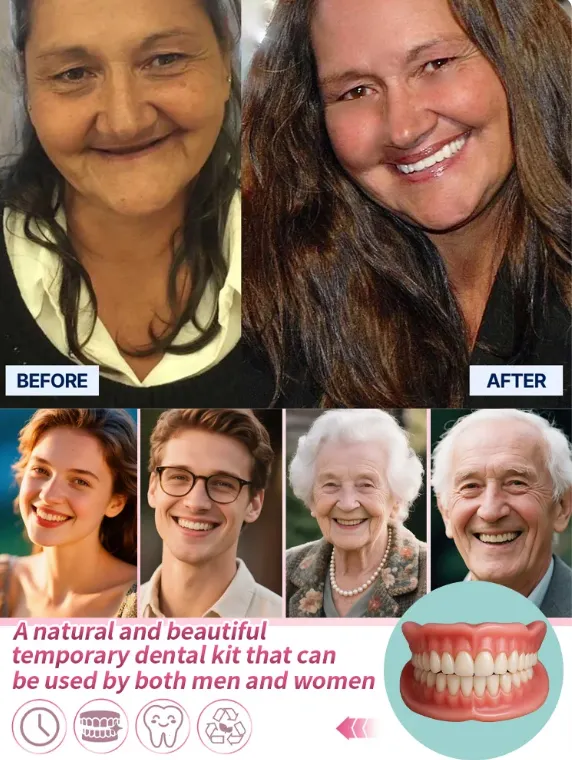 🔥High-quality denture set🔥👍Buy one get one free. 98.9% positive reviews. 99% repurchase rate!👍