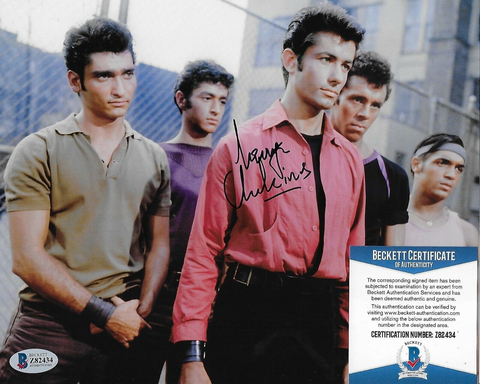 George Chakiris West Side Story Original Autographed 8X10 Photo Poster painting wBeckett COA #6