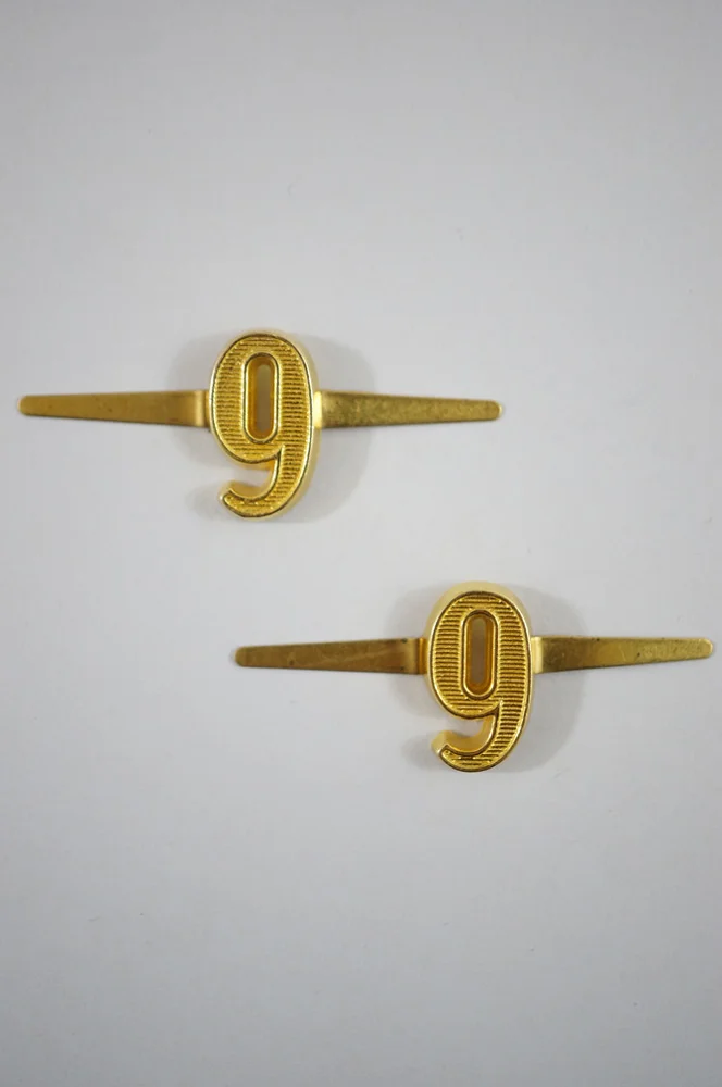   WW2 GermanOfficer General Shoulder Boards Cyphers Gold 18mm 6 Or 9 2pcs German-Uniform