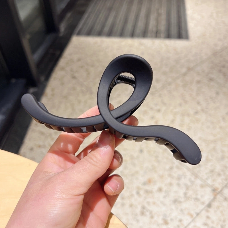 Women’s Casual Minimalist Waves Plastic Hair Claws