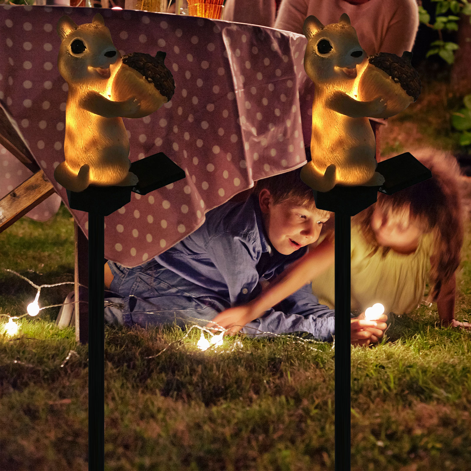 

Squirrel Solar Waterproof LED Stakes-Lanscape Lawn Light, 501 Original