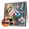 Diamond Painting-DIY Crystal Rhinestone Hummingbird(40x40cm)