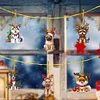 6Pcs Acryl Weihnachten Welpe - 5d DIY Handwerk Anh&auml;nger