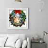 (35*35cm)Christmas wreath - Crystal Rhinestone Diamond Painting