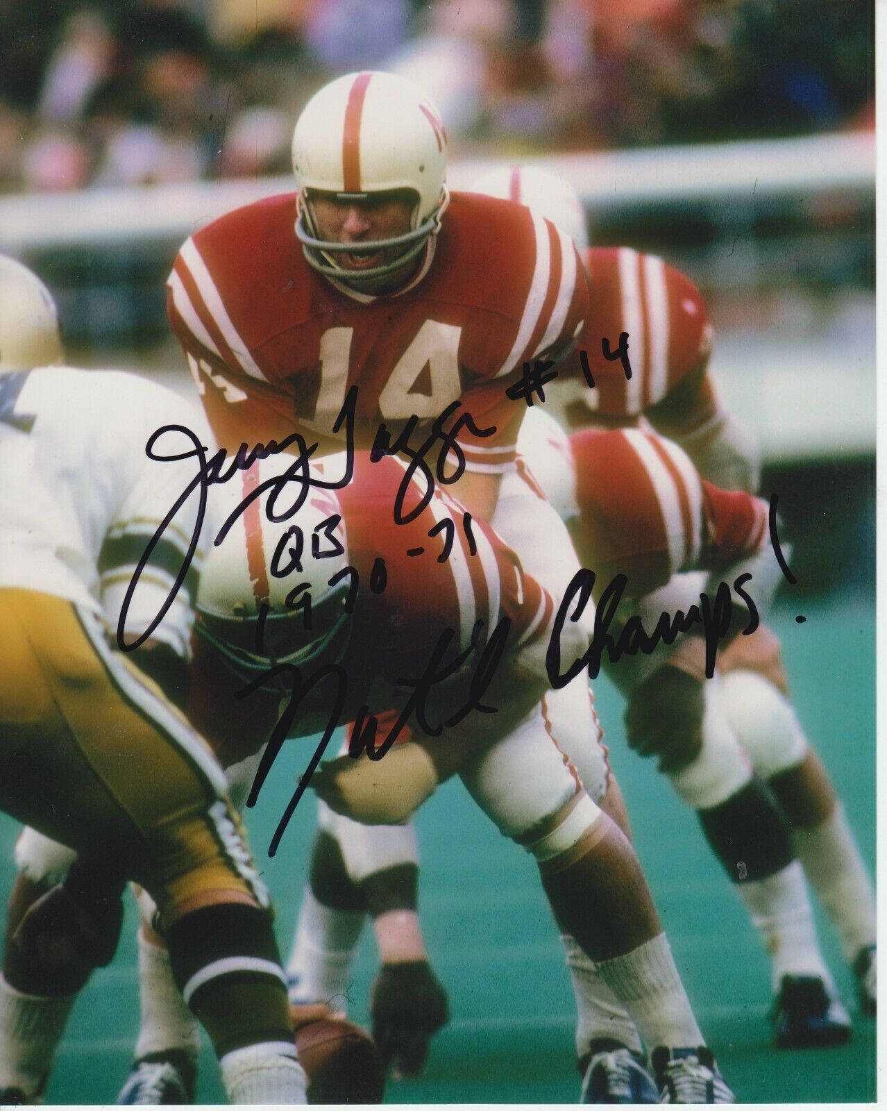 Jerry Tagge #2 8x10 Signed Photo Poster painting w/ COA Nebraska Cornhuskers -