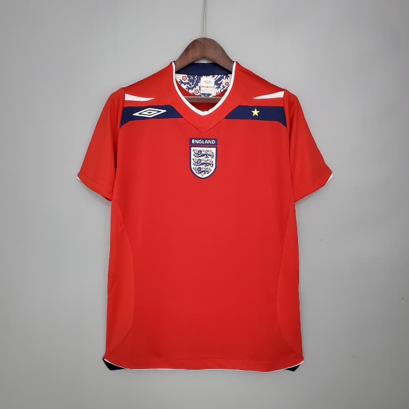 Retro 2008 England Soccer Jersey Away