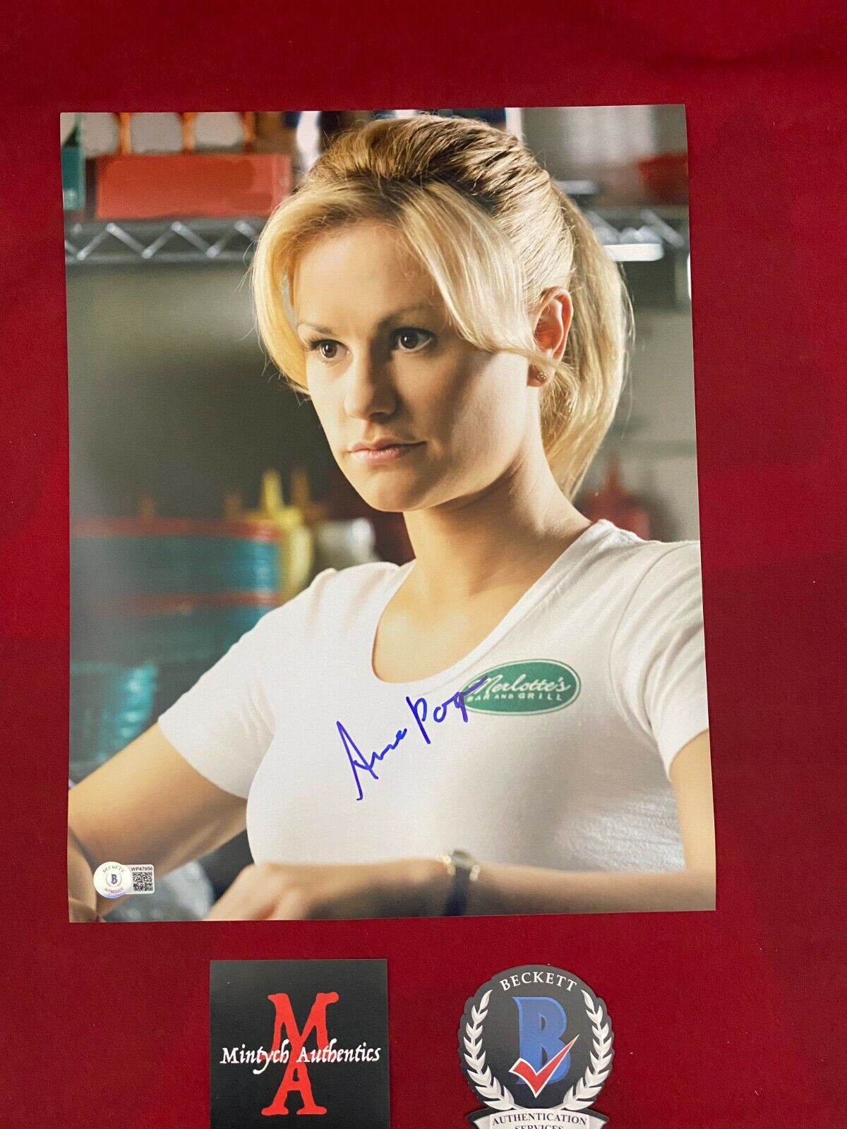 ANNA PAQUIN AUTOGRAPHED SIGNED 11x14 Photo Poster painting! TRUE BLOOD! SOOKIE! BECKETT COA!