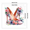 Flower High Heels-11CT Stamped Cross Stitch 40*40cm/15.75*15.75in