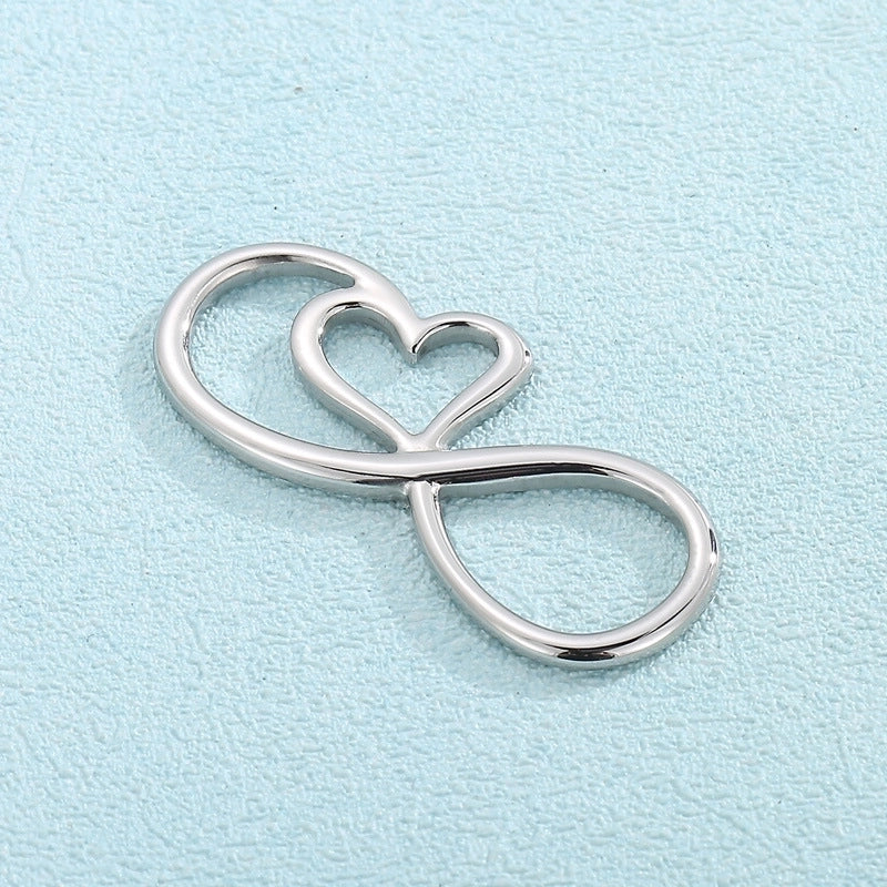 1 Piece Stainless Steel 18K Gold Plated Solid Color