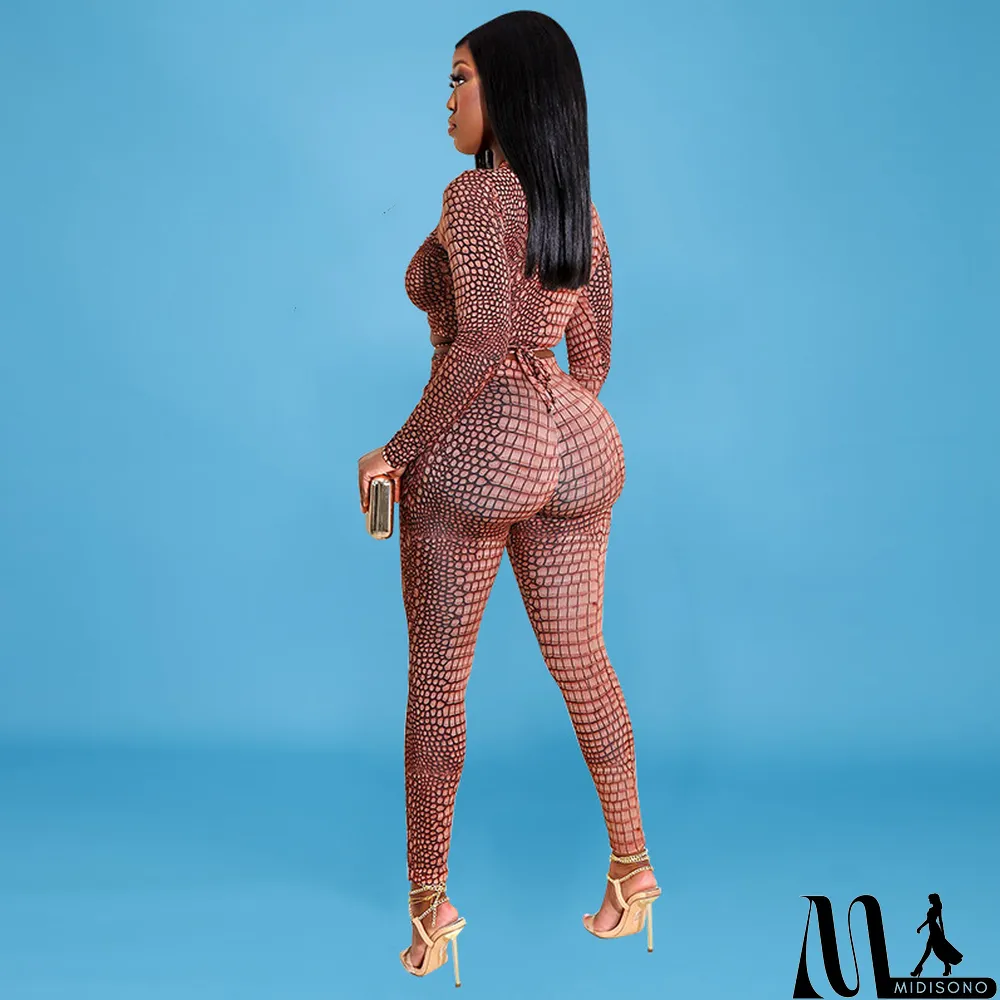 MidiSono - Autumn New Product Sexy Bag Hip Knitted Fashion Suit