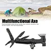 Foldable Multifunctional Axe Portable Axe Hammer Pocket Size Multitool Stainless Steel Tool for Outdoor Camping