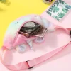 Kids Girl Unicorn Plush Bags  Shoulder Animals Buckle Bag