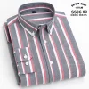 Men's Business Casual Pure Cotton Striped Long-sleeved Shirt