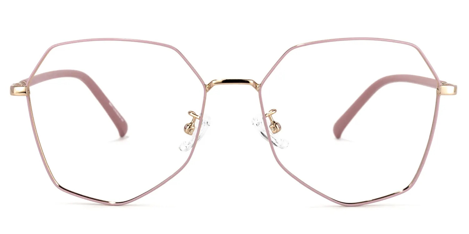Joo Rosa Geometrisch Brille Rosa
