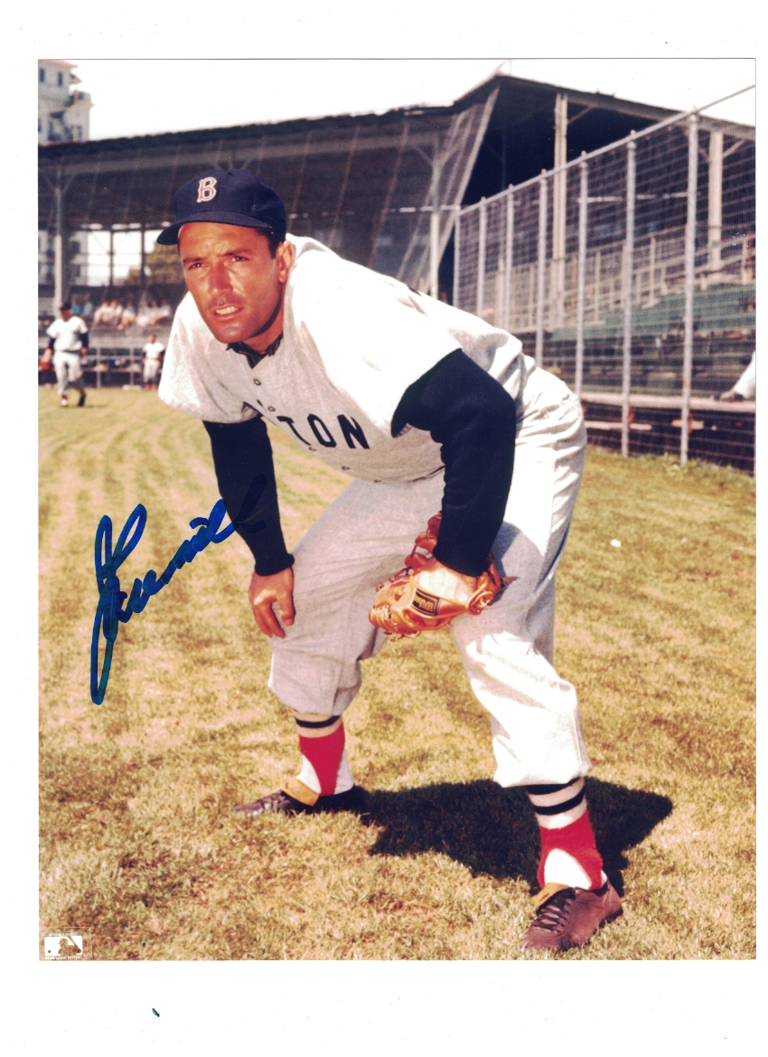 Jimmy Piersall Boston Red Sox Signed 8x10 Photo Poster painting W/Our COA