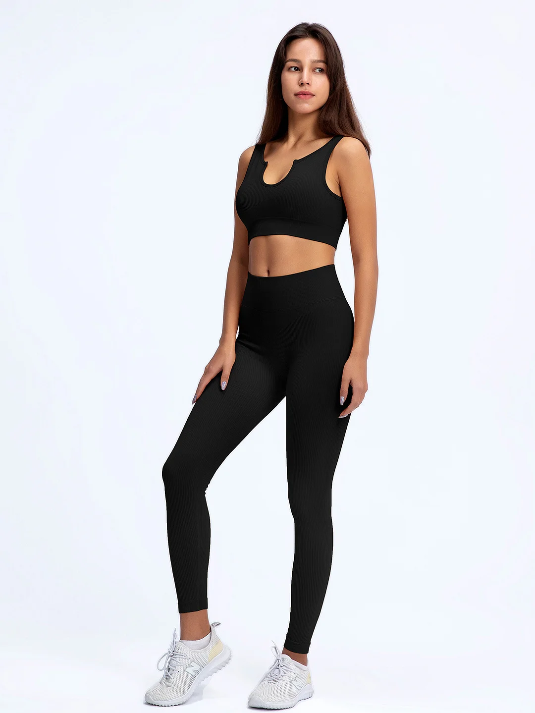 High quality workout sports bra and leggings set