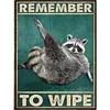 Remember To Wipe-11CT Stamped Cross Stitch 40*55cm tapestrymarket