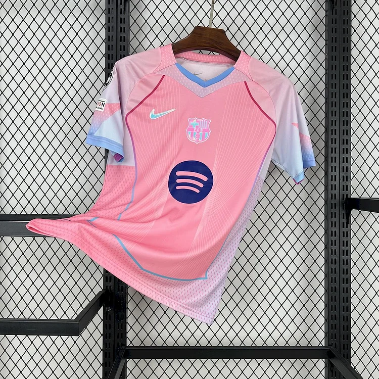 【S~4XL】Barcelona 25/26 Pink Jersey