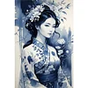 (40*60cm)Girl - Round AB Drill Diamond Painting