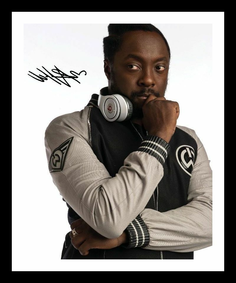 Will.i.am Autograph Signed & Framed Photo Poster painting 2