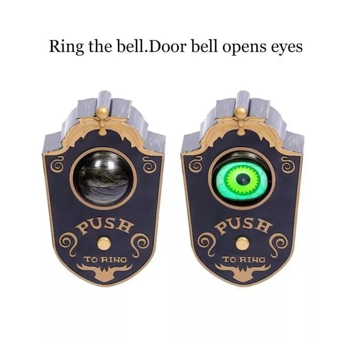 Halloween One-Eyed Doorbell Decoration