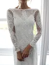 Sexy Long Sleeve Lace Backless Split-Side Evening Maxi Dress