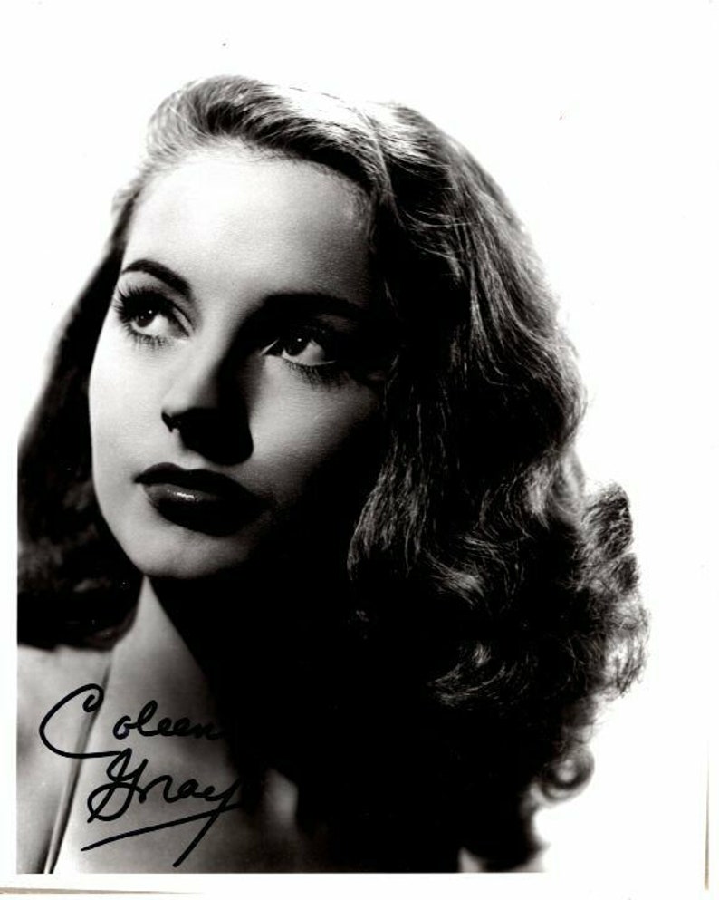 Coleen gray signed autographed Photo Poster painting