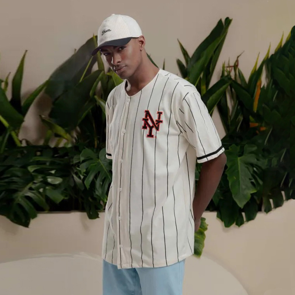 Camiseta Baseball Off White NY Listrada