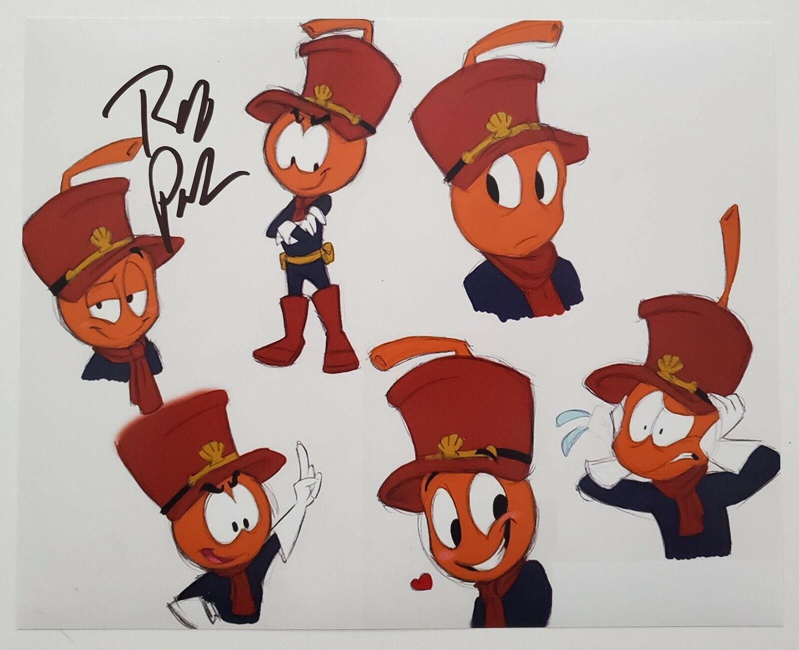 Rob Paulsen Signed Snorks 8x10 Photo Poster painting Voice Actor Animaniacs Biker Mice TMNT RAD