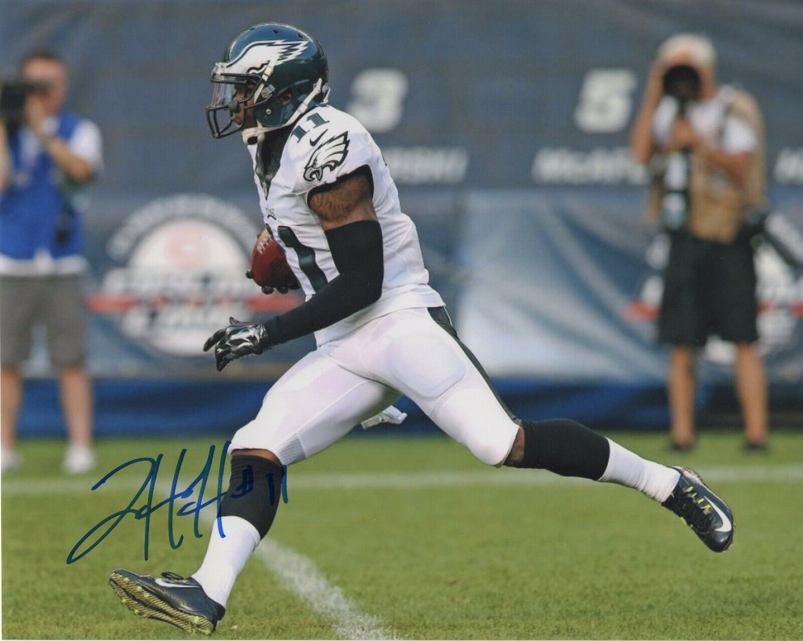 JOSH HUFF SIGNED AUTOGRAPH PHILADELPHIA EAGLES 8X10 Photo Poster painting PROOF