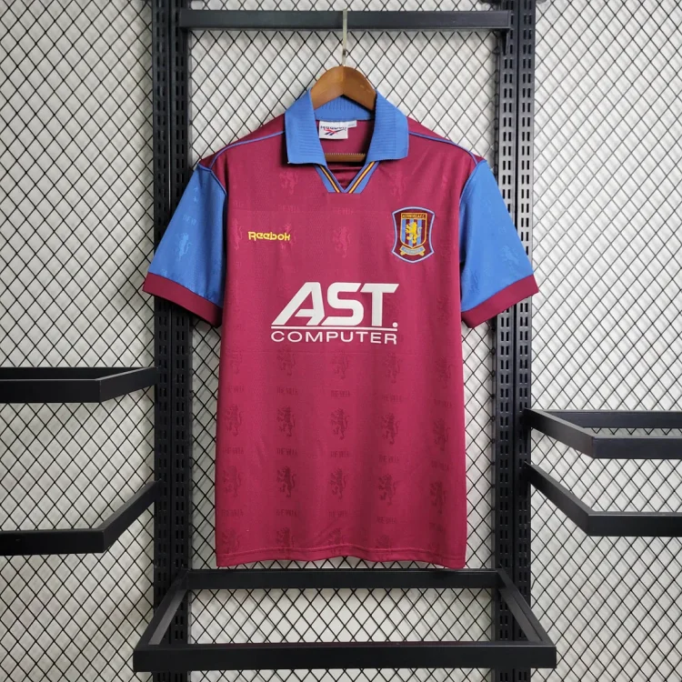 1995/1997 Retro Aston Villa Home Football Shirt