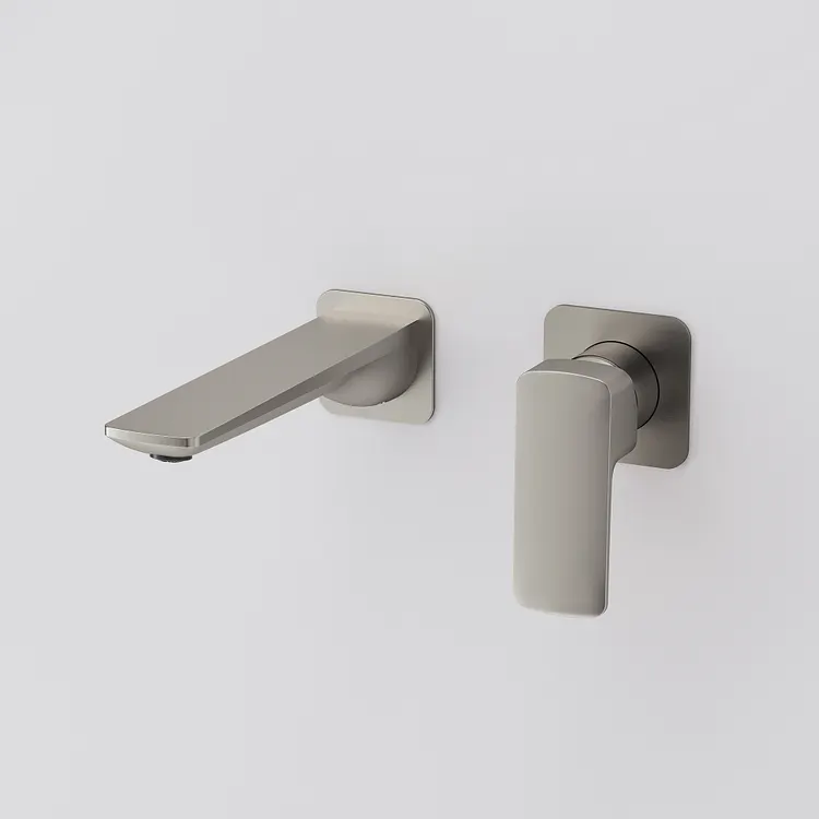 EVERSTEIN Wall-Mounted Bathroom Faucet in Brushed Nickel SFS-1317B-NK
