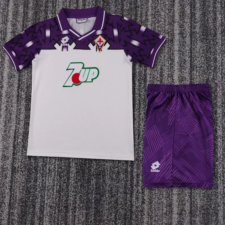 1992/93 Fiorentina Away Retro - Kids Kit