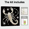 Scorpion DIY Pearl Art Diamond Painting Kit for Adult Home Decor 25x25cm With Frame