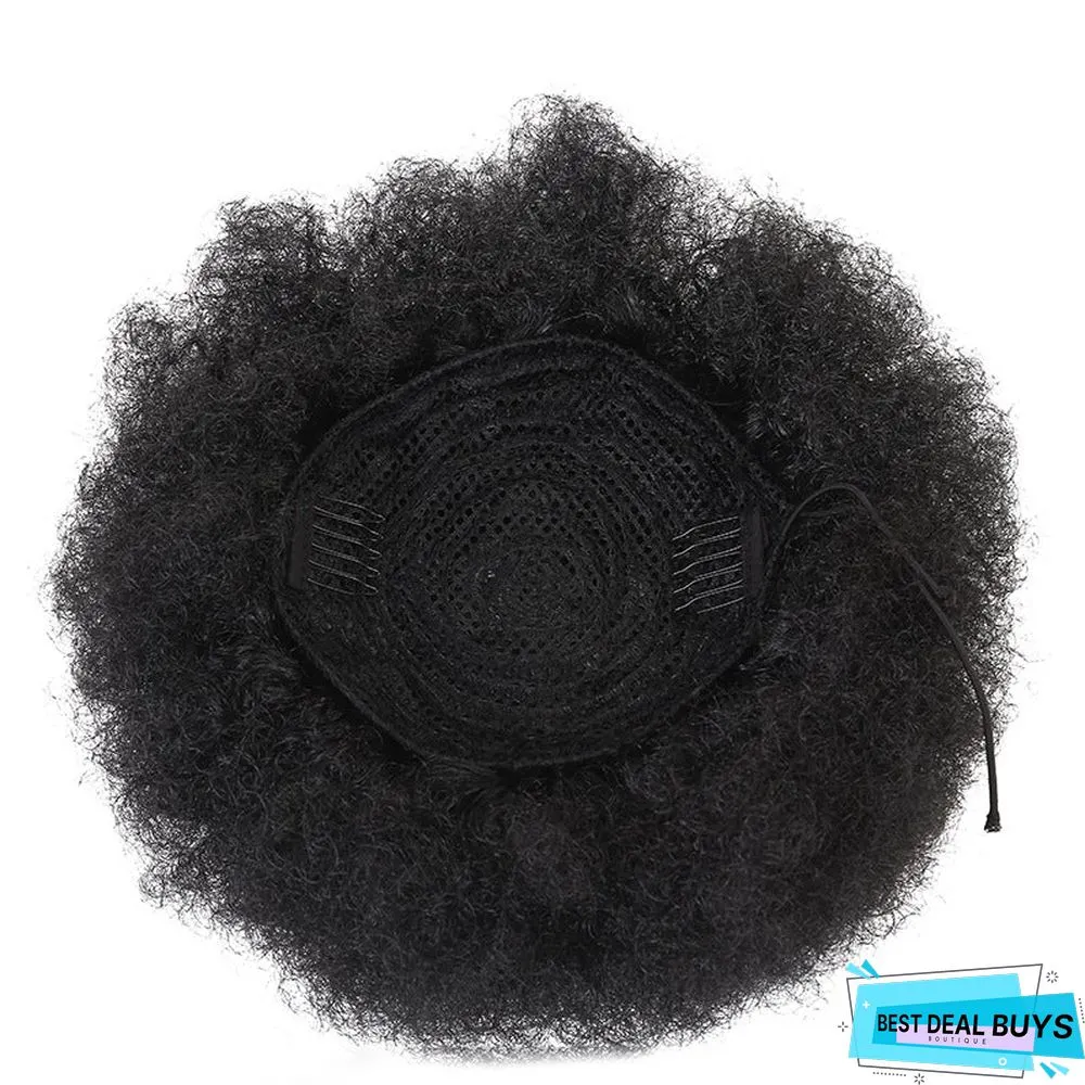 Human Hair Ball Head Fluffy Hair Bud