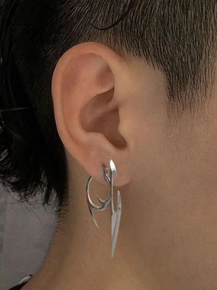 Brownm Gothic Dart Character Earrings