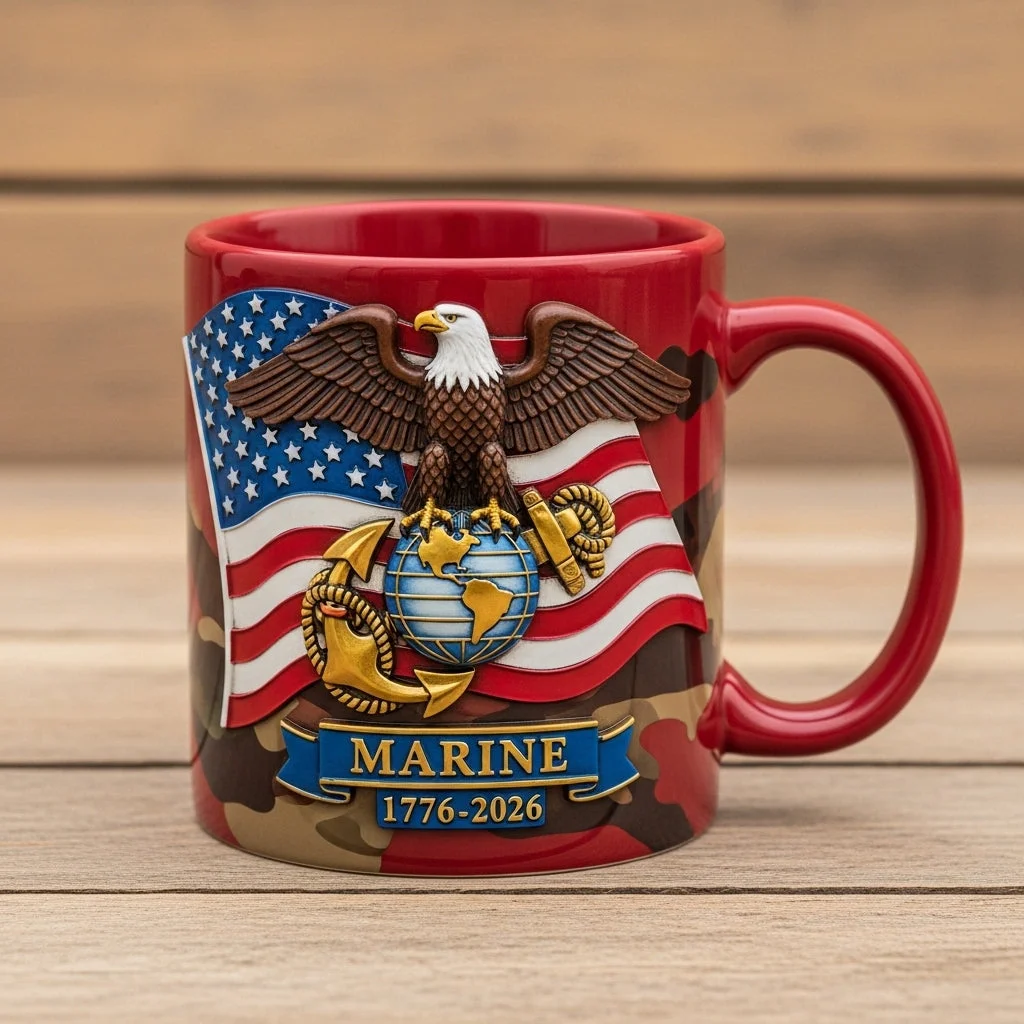 250th Birthday Military Commemorative Mugs