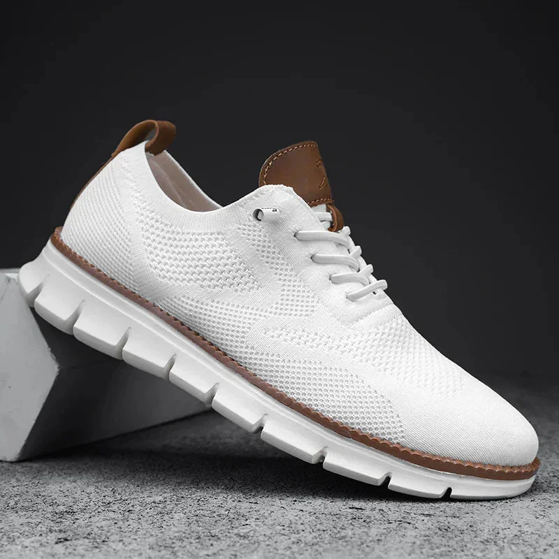 Slip-On Sneakers - Wygodne - Bezszwowe - Sneakersy z siateczki - Buty męskie