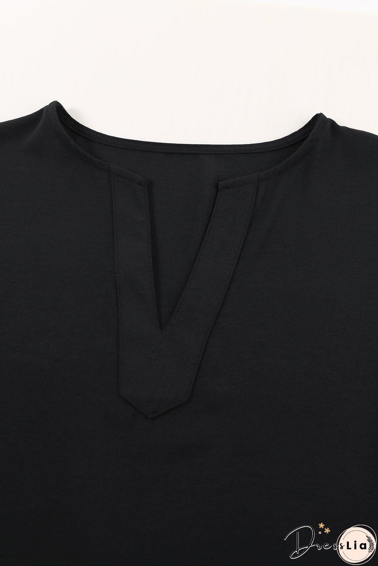 Casual V Neck Long Sleeve Shirt