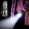 Bright LED Flashlight USB Rechargeable Portable Outdoor FlashLight 18350 Battery