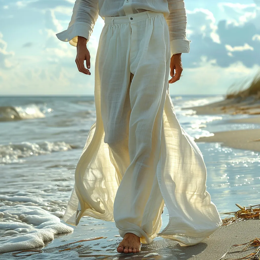 Men's Linen Trousers-INSPIREUSE