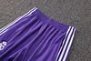 Joyfball 2025/2026 Kids Size Real Madrid Long Zipped Jacket purplee Retro version Soccer Jersey 1:1 Thai Quality 