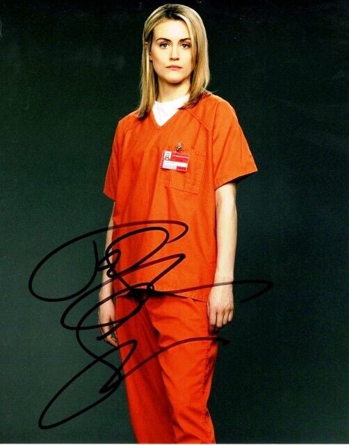 Taylor Schilling Signed Orange is the New Black 8x10 inch Photo Poster painting as Piper Chapman