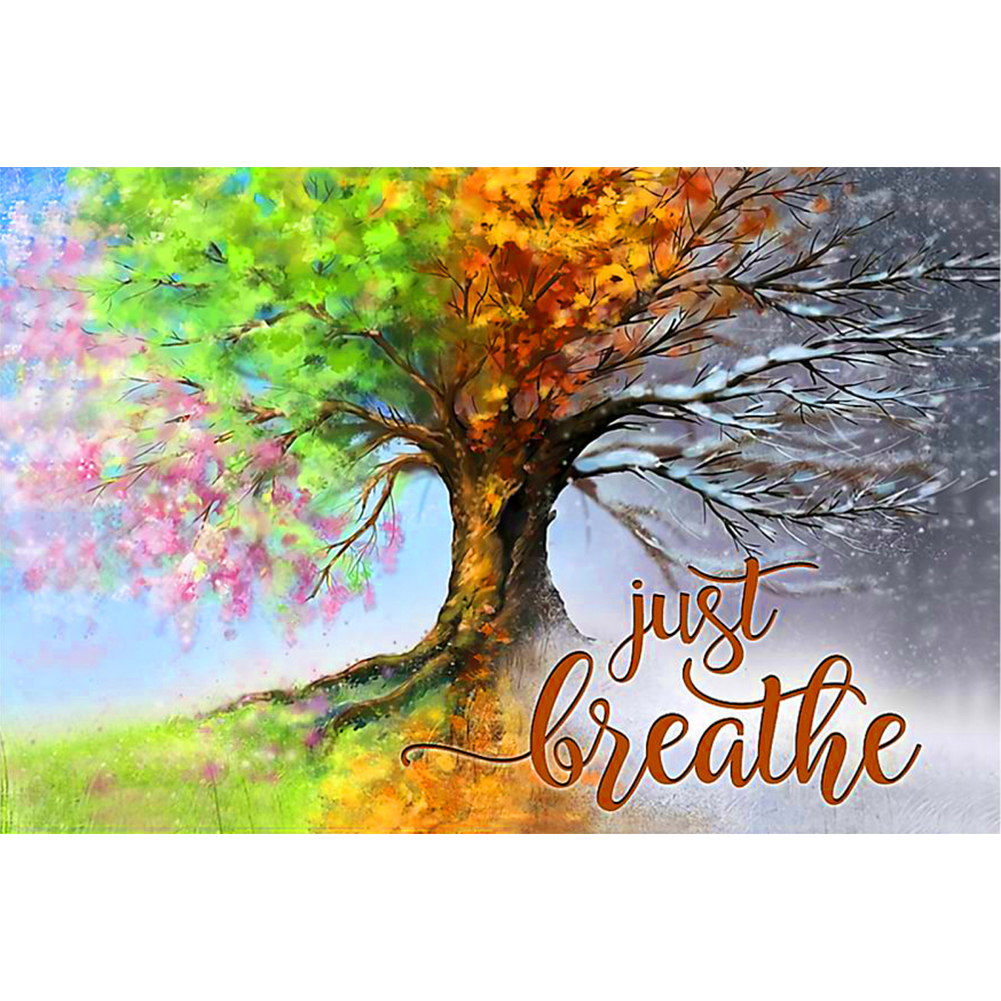 

Just Breathe - Round Drill Diamond Painting - 45*30CM, 501 Original