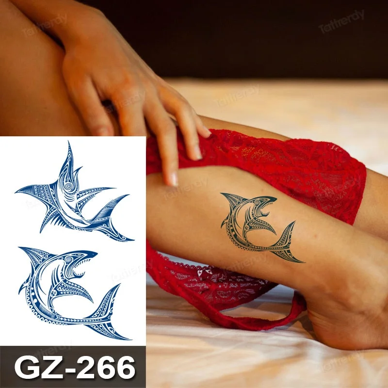 Waterproof Temporary Juice ink Sticker Triangle Star Words Feather Natural Fruit Gel Long lasting Tattoo Art for Men Women Arm